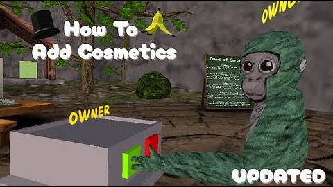 How To Add WORKING Cosmetics To Your GorillaTag Fan Game