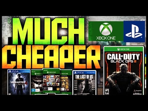 How to Get XBOX ONE/PS4 Games a LOT Cheaper 2016 [Tutorial]::