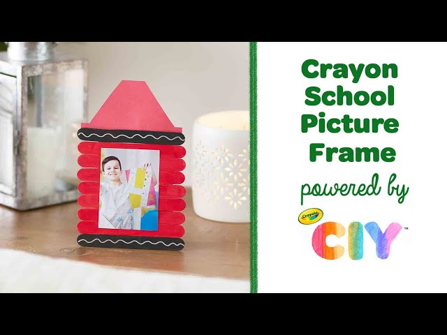 Personalised First Day at School / Preschool Crayons Frame - As Cute as a  Button