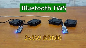 Bluetooth TWS Demonstration | 2x5W BDM0 Audio Amplifier Board with On-board Volume Control