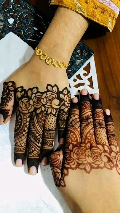 new Mehedi design #trending #mehndi #ambiya #henna #hennaart