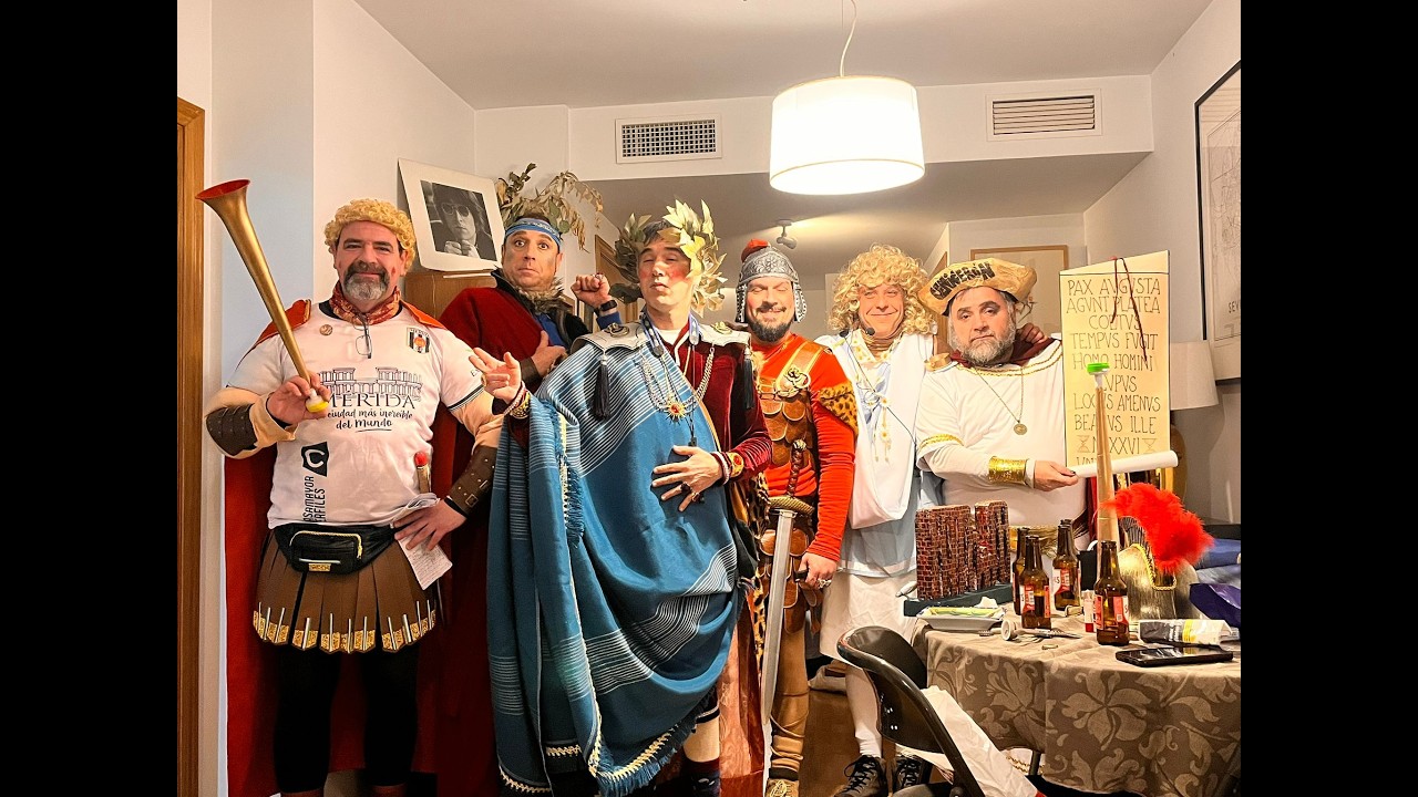 LOS ROMANO. Agrupación Carnavalesca Callejera de Badajoz. Carnaval 2026.