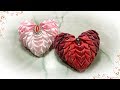 Сердечко из атласных лент, магнит сувенир ❤  2020 ❤ diy heart from satin ribbons