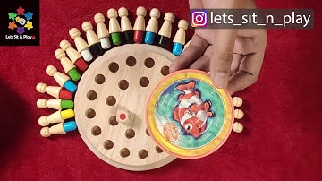 MEMORY CHESS GAME - How to Play || Amazing color memory Game || Best For kids ||