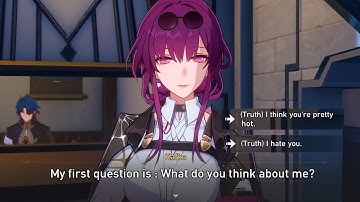 Kafka ask Trailblazer what they think about her | Honkai Star Rail