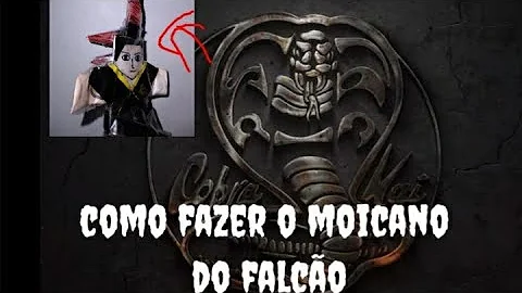 Como foi feito o cabelo do Falcão Cobra Kai?