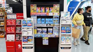 Adobe Photoshop & Creative Cloud Retail Display | Tokyo, Japan (Archival B-Roll • May 2026)