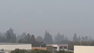 Bad air quality from the california wild fire 2018