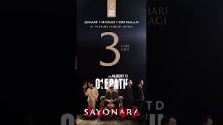 3 Hari Lagi! Muzik Video Sayonara akan release. Nantikan! #tarbiahsentap #nasyidfriday #onepath