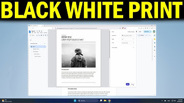 How To Print Grayscale or Black and White in Google Docs