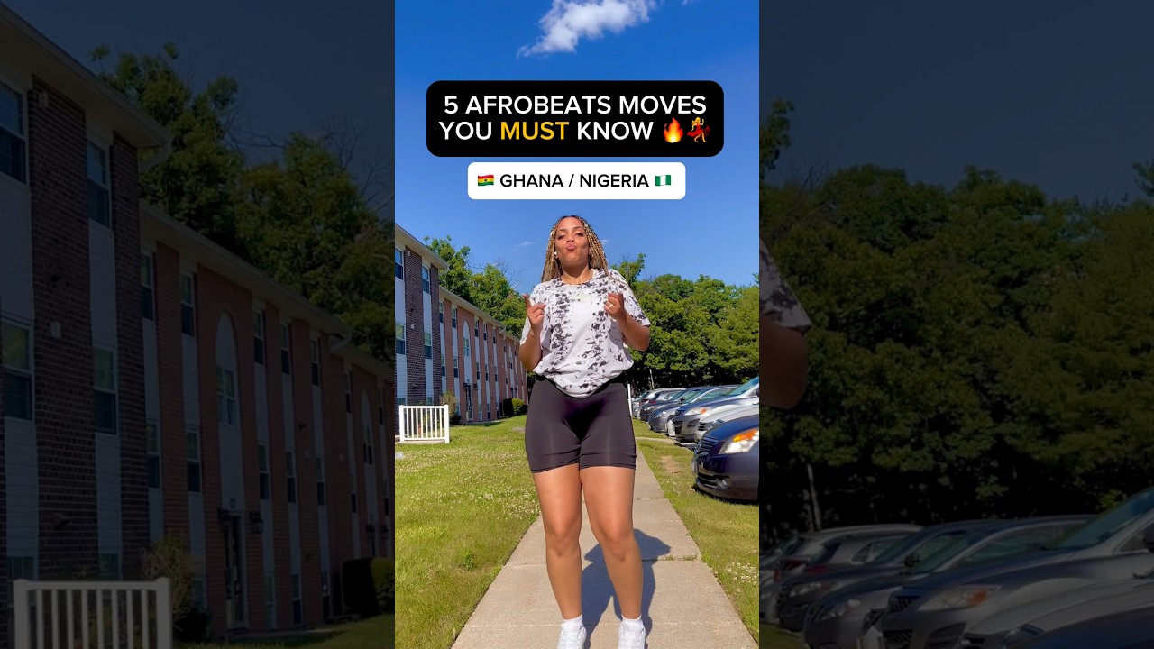 5 Afrobeats Moves You MUST Know! 🔥💃 #afrodance #dancetutorial