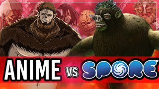 Recreating The 9 Titan Shifters in Spore (Attack on Titan)