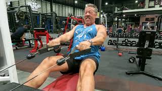 Seated Upright Row Pronated Grip 