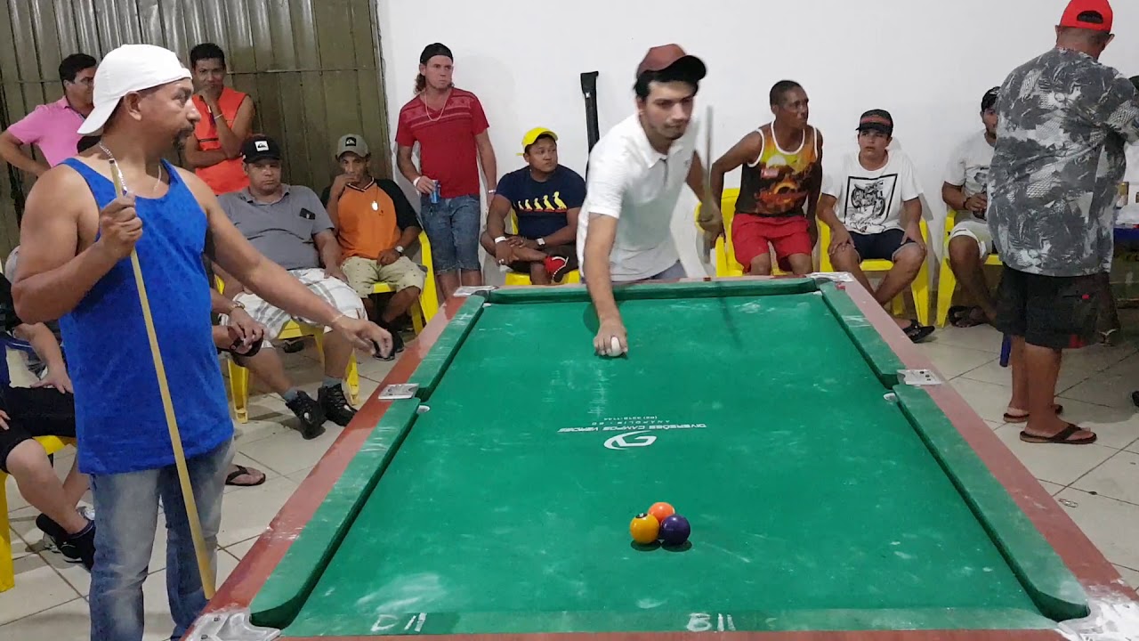 Baianinho de Mauá X Cobrinha, semi final do torneio de sinuca de