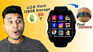 New 4G Android Smartwatch With Dual Camera⚡️|| 4GB Ram+128GB Storage😳|| 5G Android Rogbid Model X🔥