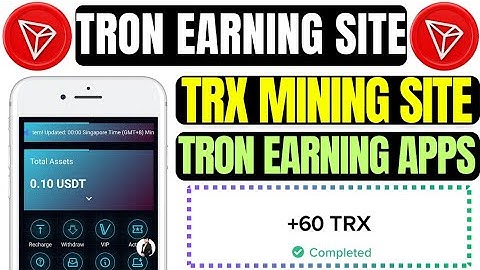 New TRX Mining Website in 2025 | Best TRON Earning Apps Today | USDT Grab Earning Platform