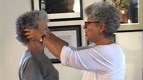 Judith Stern, Alexander Teacher, guiding a student to walk "easefully"