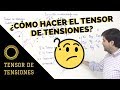 Tensor de tensiones. Elasticidad. Ingeniería.