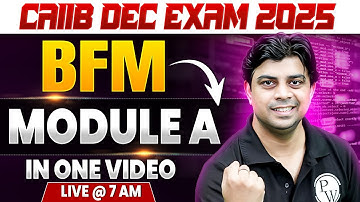 CAIIB BFM Marathon | CAIIB BFM Module A Marathon | CAIIB Dec Exam 2025 | by Akhilesh Sir