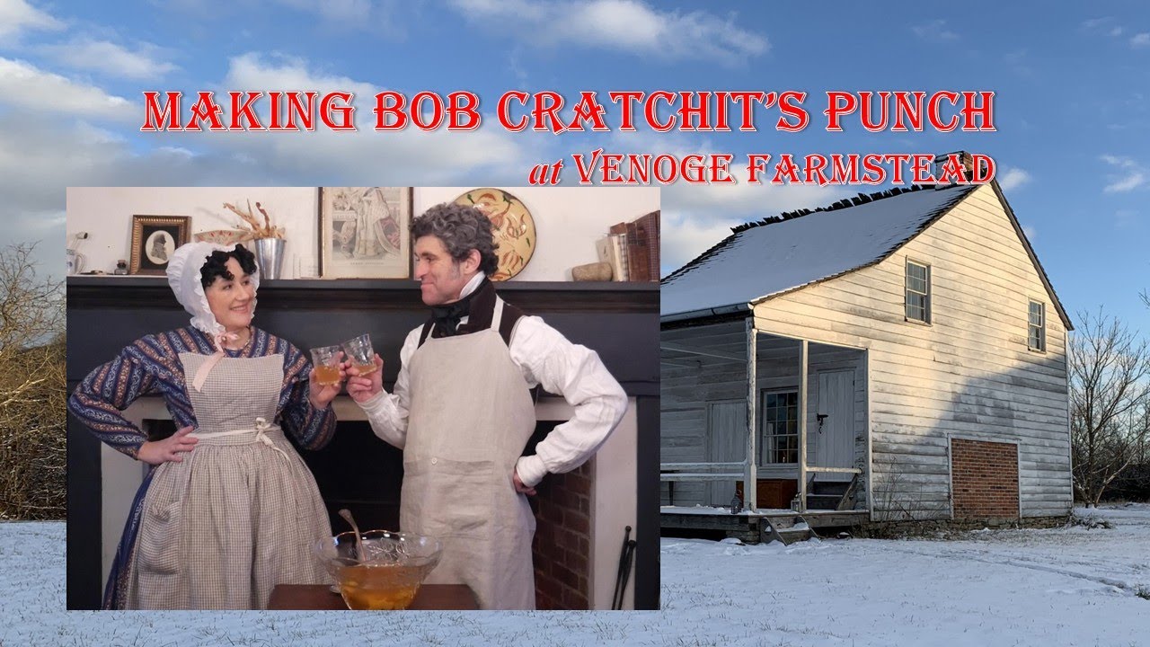 Making Bob Cratchit's Gin Punch at Musee de Venoge