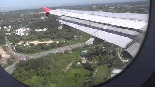 Air Asia Landing at Brunei Airport