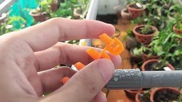 Giàn Phun Sương Tưới Lan Và Cây Trồng Rẻ Tiền Mà Lại Dẽ Lắp Đặt.