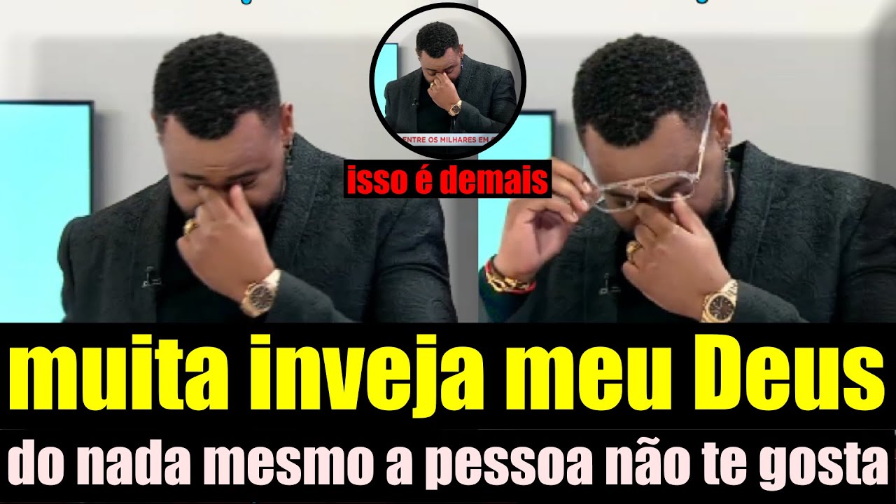 Vem ver: Apresentador não aguenta, quase chora no programa. 