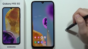 How to Turn ON/OFF One Handed Mode on SAMSUNG Galaxy M15 5G - Use One Hand Mode