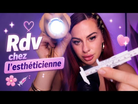 ASMR I appointment at the beautician (eyebrow tinting and eyelash extensions) 🩷