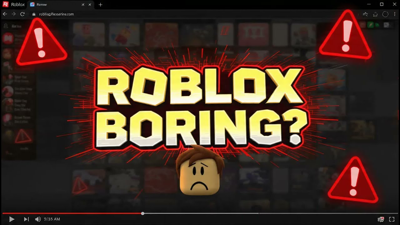 How to stop getting bored of the Roblox front pag