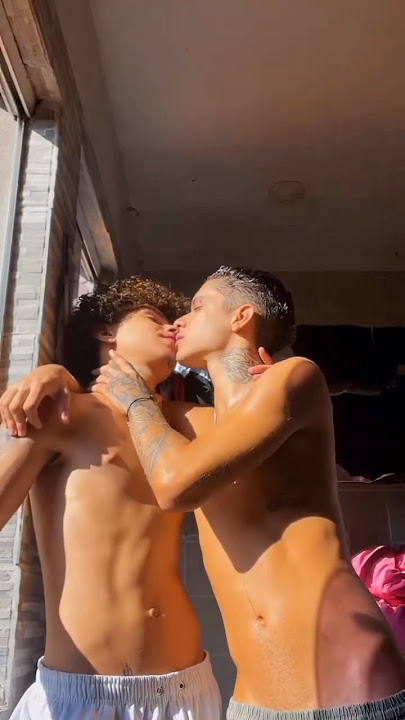 Gay Brazilian boys kissing