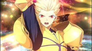 FGO Limited SSR Archer Gilgamesh Newest Update Noble Phantasm Animation Stage 1st First Ascension NP