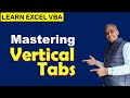 Learn Excel VBA: Mastering Vertical Tabs in Hindi