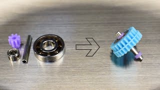 Mini 4WD] Easy! High-Performance Floating Gear Production - YouTube