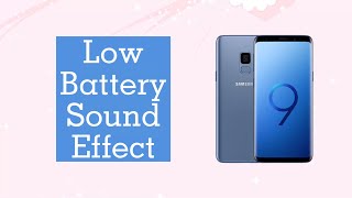 Low Battery Sound Effect