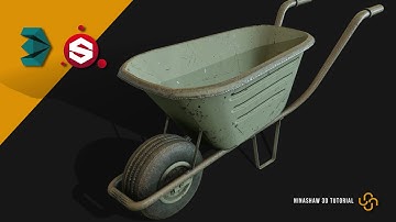 Modeling & Texturing a Wheelbarrow - Part2 [Modeling]