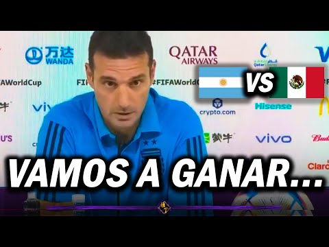 SCALONI DIJO ESTO sobre MÉXICO en CONFERENCIA de PRENSA - Argentina vs México -