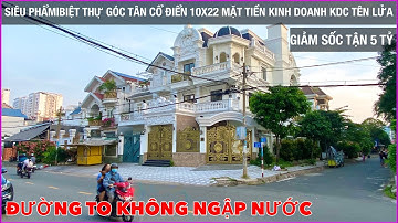 🟥SIÊU PHẨM|Biệt thự góc 10x22, MẶT TIỀN đường số 19 KDC Tên Lửa