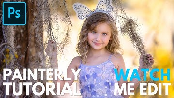 Watch a Painterly Portrait Full Edit Using Greater than Gatsby Actions & Adobe Photoshop
