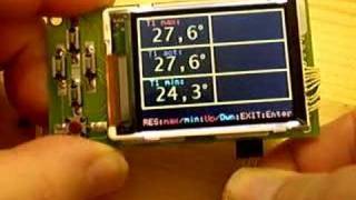 ATmega128L&color LCD