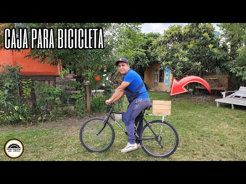 Como hacer caja fácil y rapida para bicicleta, con palets