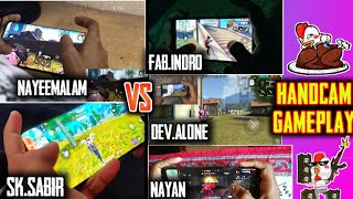 Handcam Gameplay VS Sk.Sabir || NayeemAlam || Nayan || Fab.Indro || DevAlone || #AssassinGaming