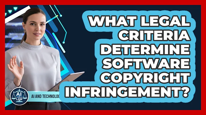 What Legal Criteria Determine Software Copyright Infringement?