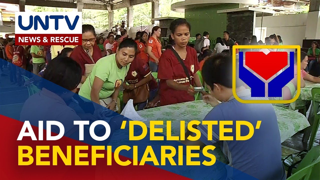 DSWD to continue assistance to over 760000 delisted 4Ps beneficiaries