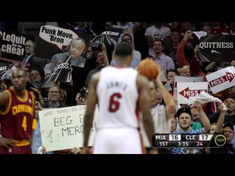 First Time LeBron Played in Cleveland, Scariest NBA Game of All Time!