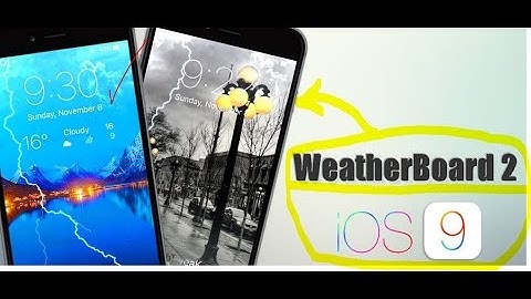 How to install/use WeatherBoard 2 - iOS 9.3.3-9.2 for iPhone, iPad, and iPod touch