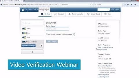 Video Verification Webinar