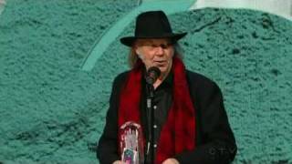Neil Young hails Arcade Fire. Legend!