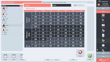 Shortcuts - Managing employee attendance