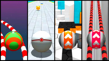 Gyrosphere trials Vs SkyRollingBalls 3d All Levels New update Gameplay.